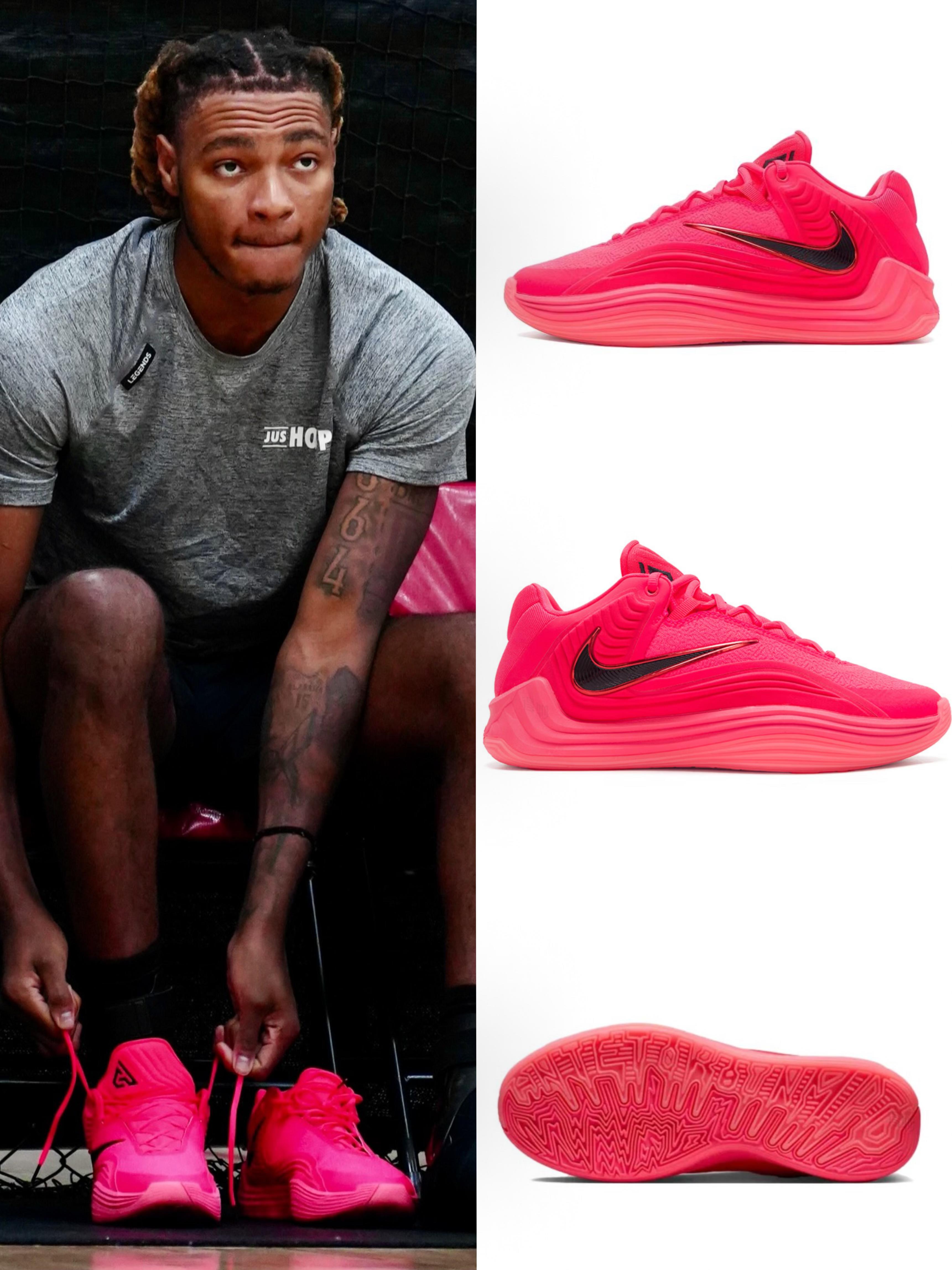 克劳尼训练上脚 Nike Giannis Freak 7 PRM EP